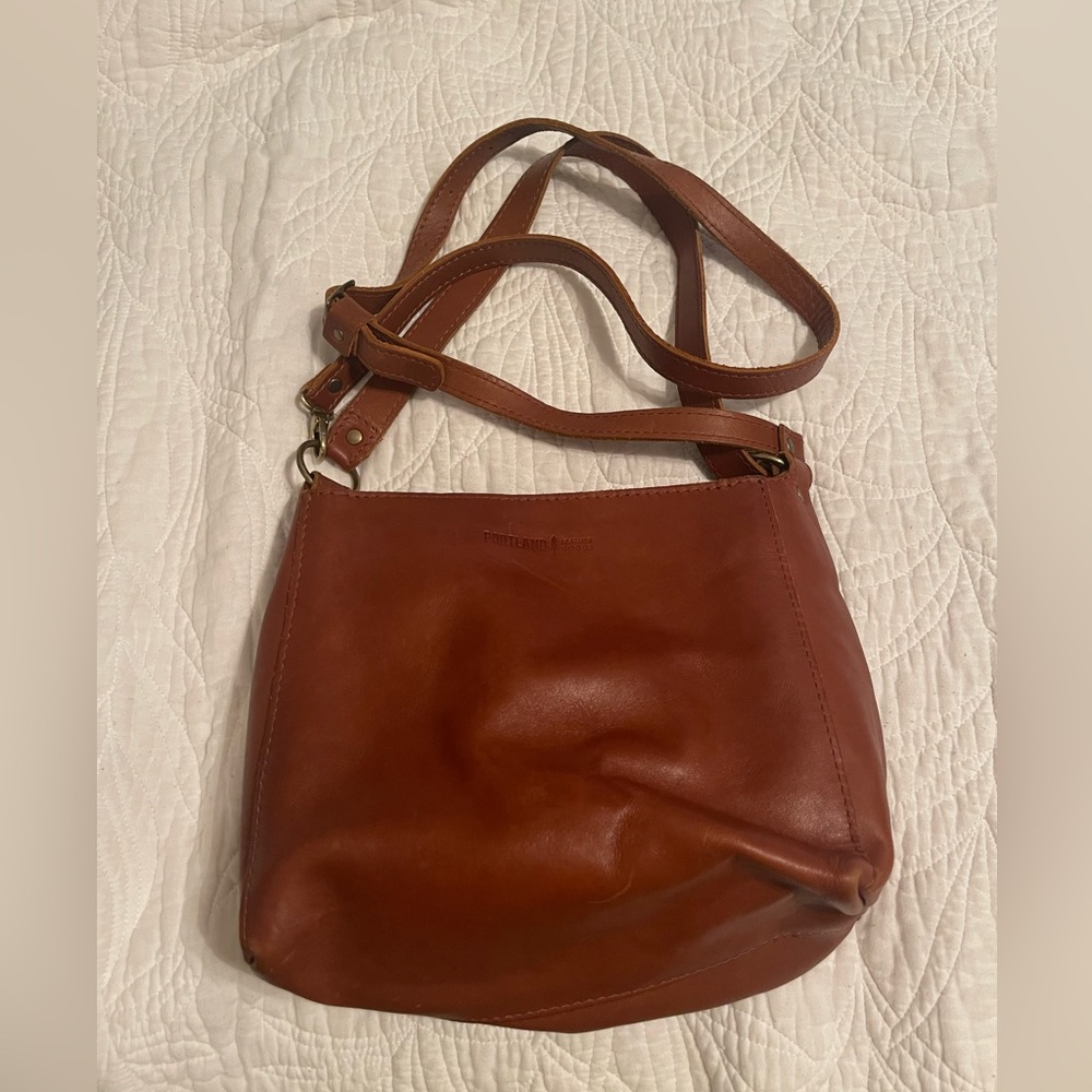 Portland Leather Goods Triangle Shoulder Bag